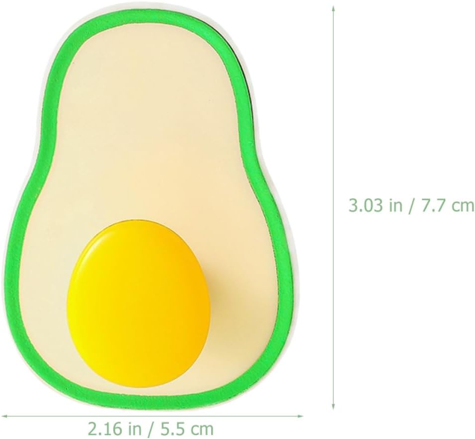  Jojofuny 8pièces Muraux Autocollants Avocat Lot De Adhésifs Pour Salle De Bain Cuisine Et Rangement Sans Perçage Et Facile à Installer