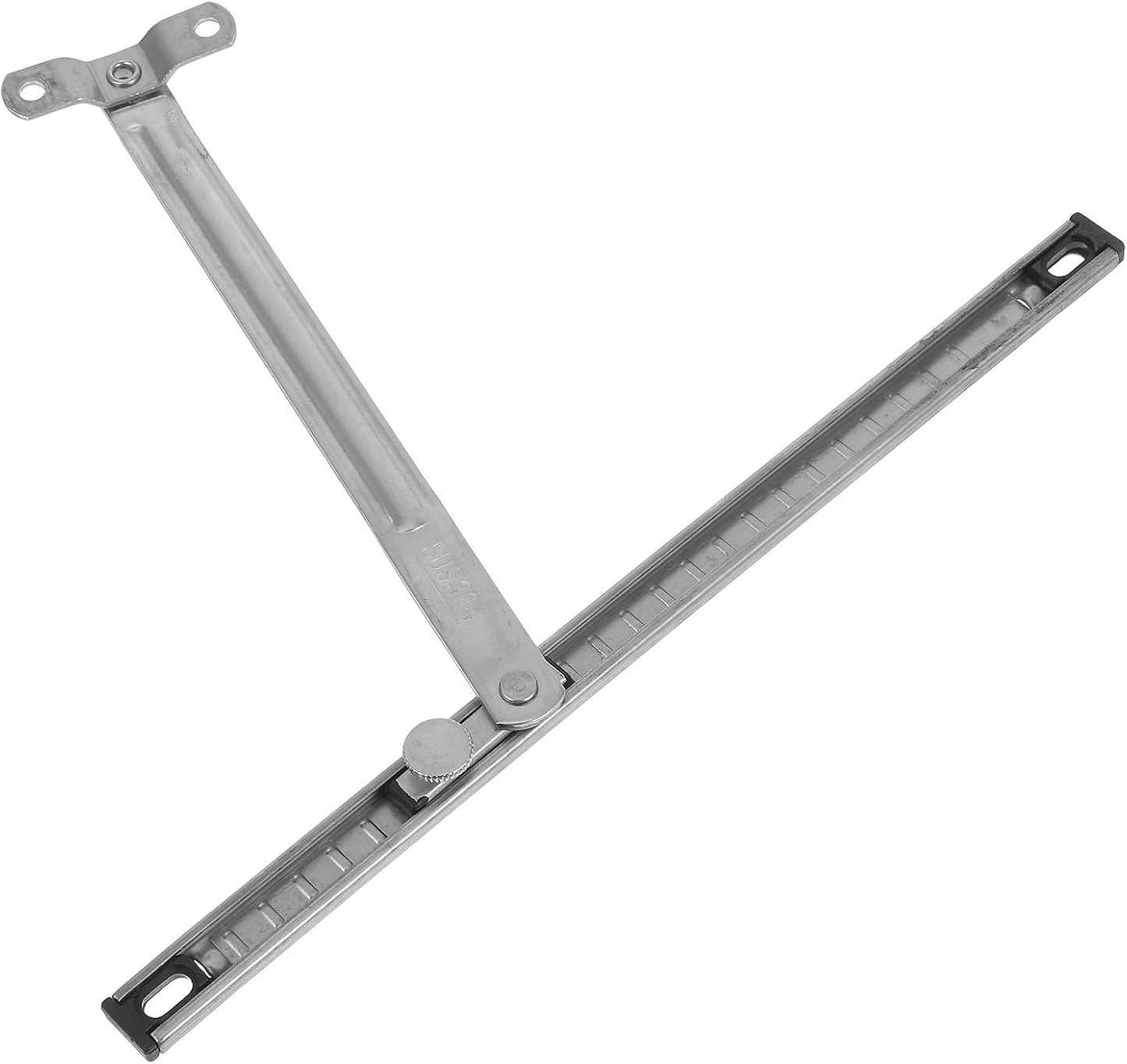  Barre Et Design Sans Perçage En Acier Argenté De Limitation De Fenêtre Adaptateur Charnière Compatibilité Polyvalente Pour Fenêtre à Battant Pour Sécurité Familiale