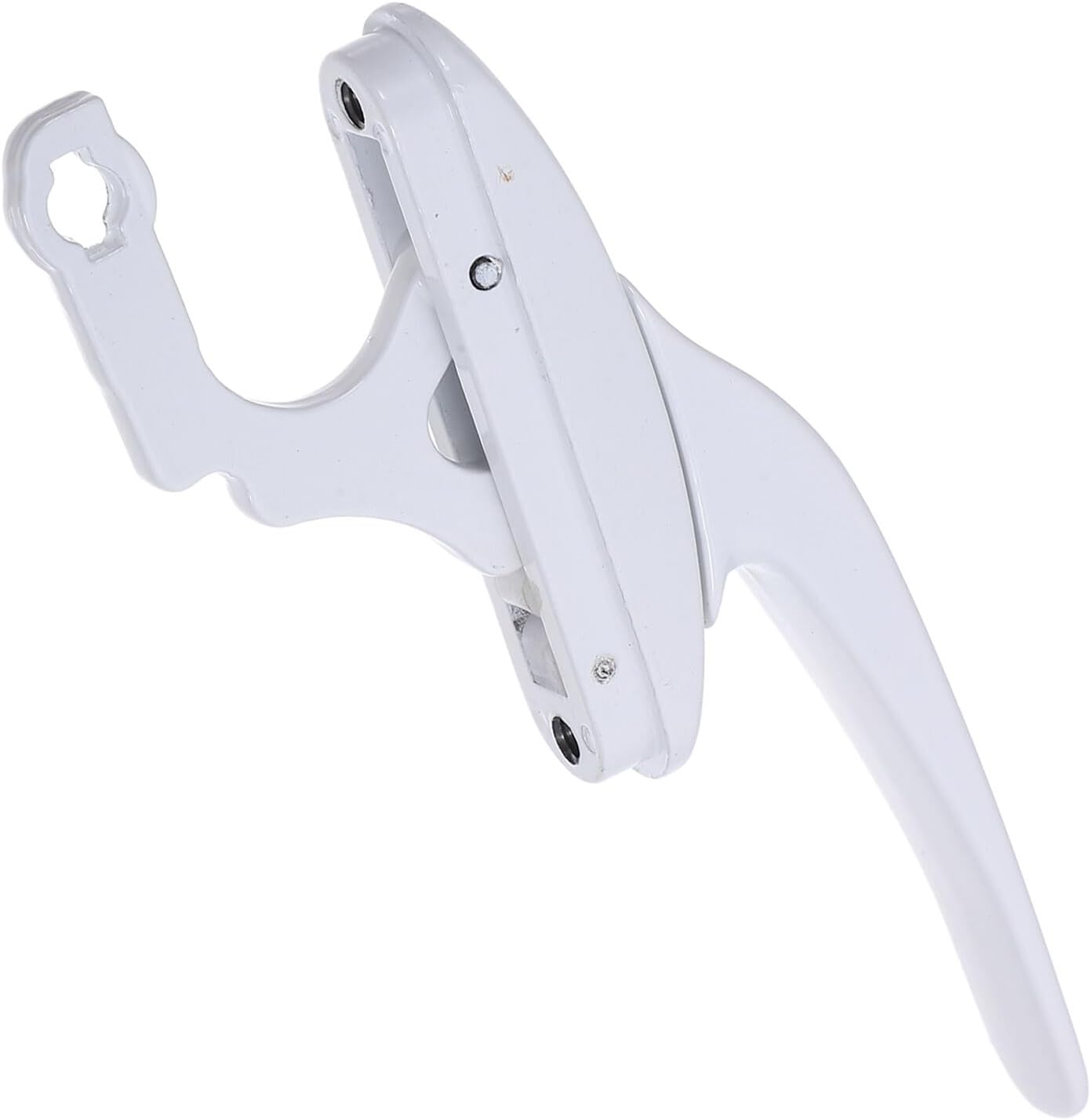  Angoily Poignée De Verrouillage Pour Fenêtre à Battant Blanche Loquet De Remplacement Robuste Levier Décalé Compatible Fenêtres Coulissantes Et Oscillo-Battantes Sécurité Renforcée
