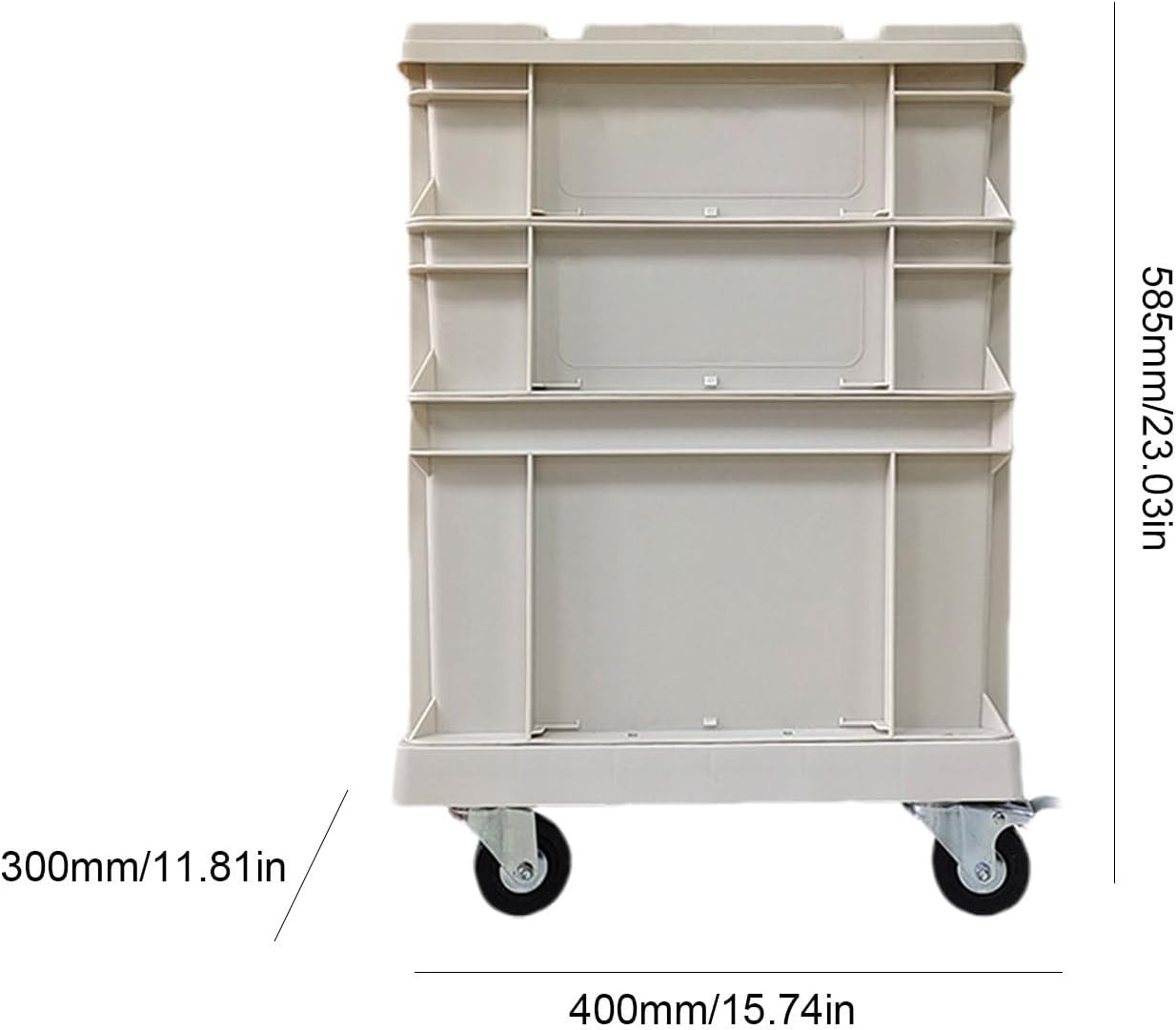 Bac De Rangement À Roues, Grands Conteneurs Empatables à Grande Capacité, Coffre De Rangement D'Extérieur Grand Conteneur à Roues, Pour Maison, Bureau, Extérieur, Camping, Garage, Grenier, Déménagemen