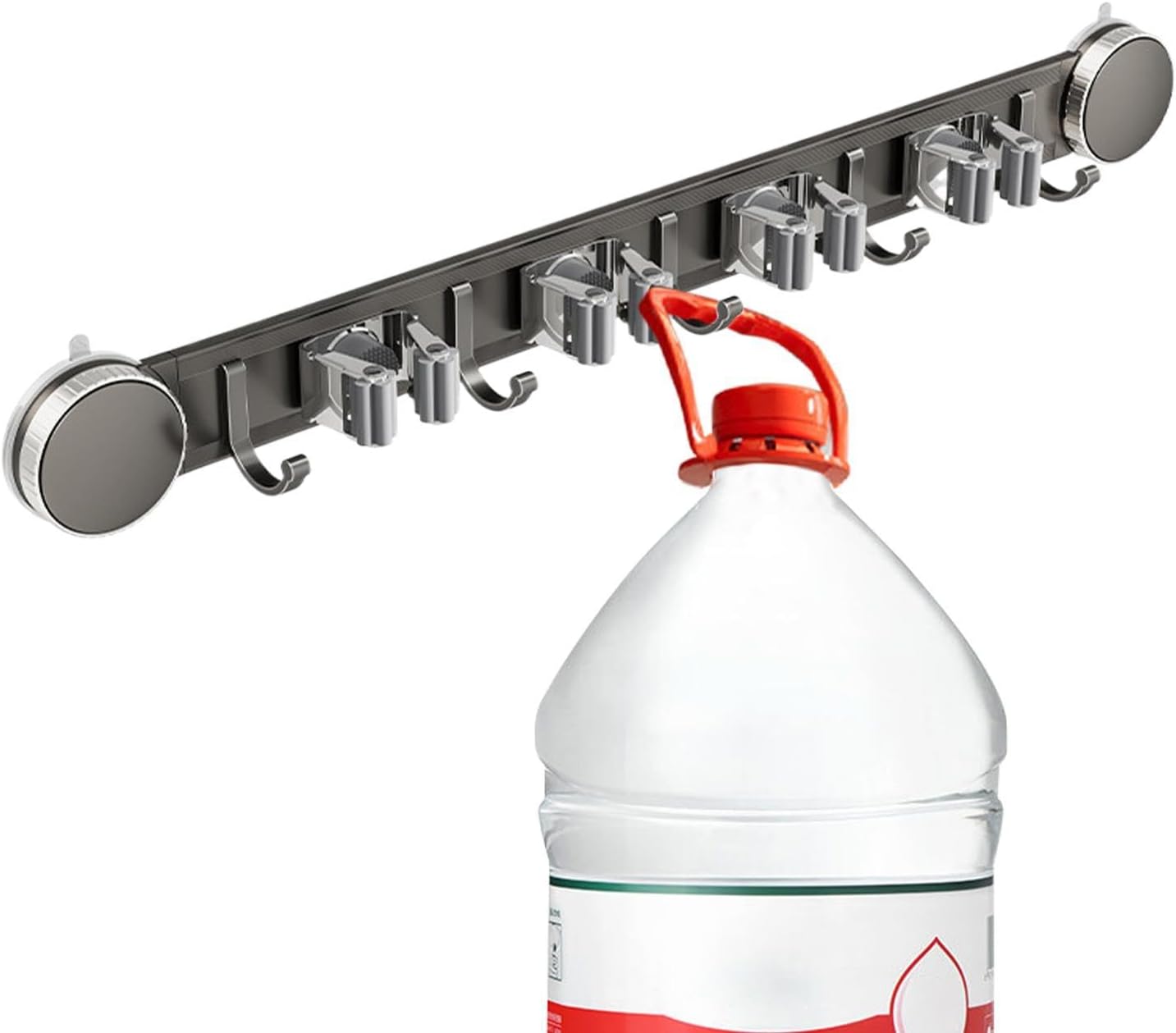  Support Pour Balais Et Serpillères | Support Renforcé Robuste Et Inoxydable | Organisateur Mural Pour Serpillère Et Outils | Pour Maison, Bureau, Appartement, Chambre, Salon Et Salle De Bain