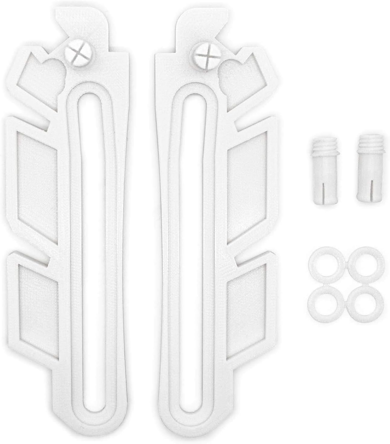  Cisailles à Bascule Blanches - Kit De Pièces De Rechange Compatibles Avec Les Fenêtres De Cave MEA Mealon Par Exemple