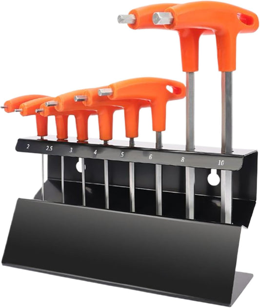  Porte-clés - Support Mural Vertical En Acier Inoxydable - Porte-outils Hexagonal Peu Encombrant Pour Atelier, Garage, Salon Et Bricolage