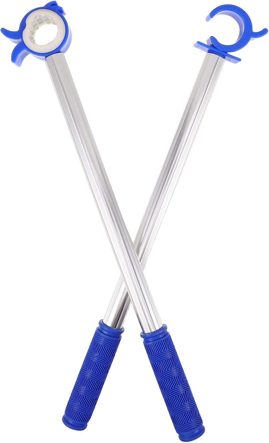 VICASKY Lot De 2 Tiges D’ouverture De Fenêtre En Aluminium Anodisé Épaissi Argenté, Poteaux Télescopiques Pour Fenêtres à Auvent, Utilisation Intérieure Et Extérieure, Accessoire Pratique