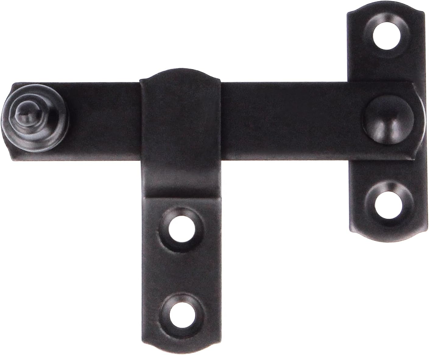  Amig - Palan Pour Volet Lisse | Verrou De Sécurité Pour Fenêtres | Quincaillerie Pour Jardin Et Extérieur | Acier | Couleur Noir Mat | Dimensions : 80 X 46 Mm