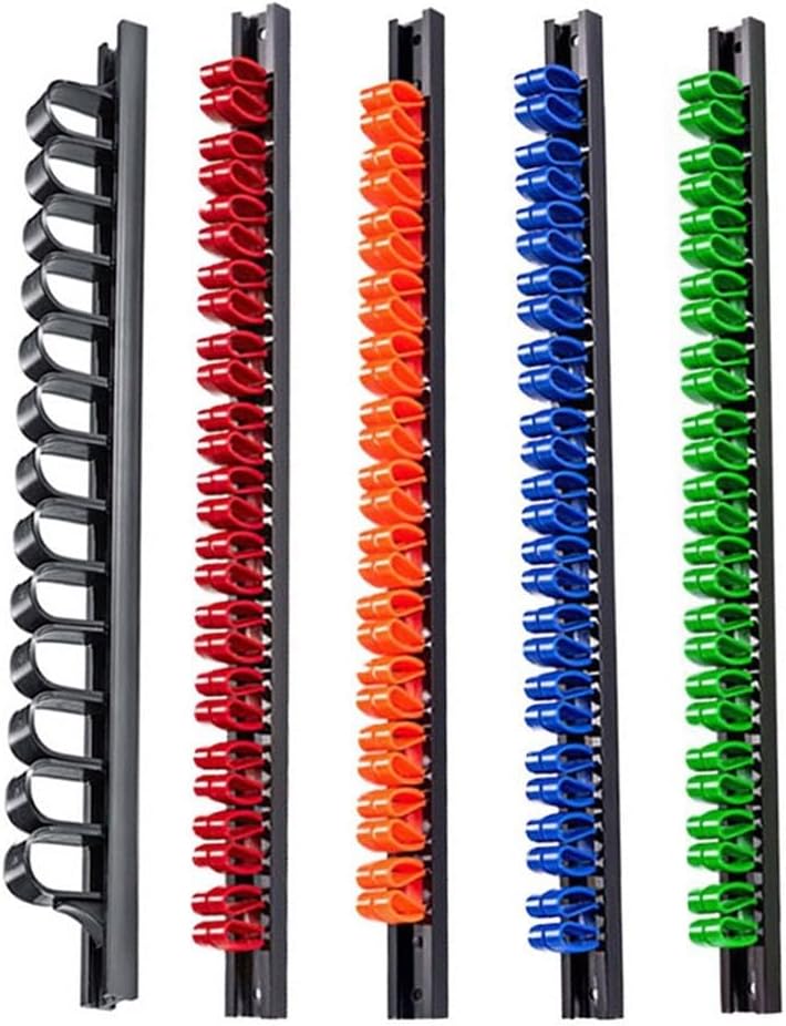  Porte-outils Mural Pour Tournevis, Clés Et Pinces Avec Trous De Montage, Convient Pour L'organisation D'atelier Ou De Garage (rouge)