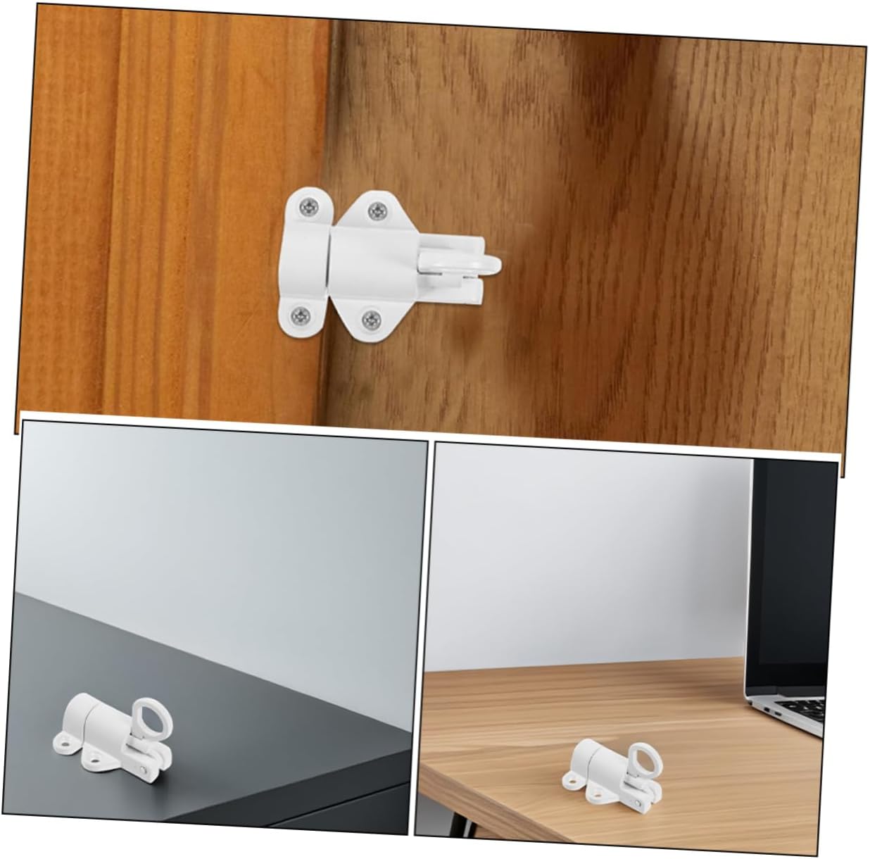  Angoily 2pièces Loquet Coulissant à Ressort Aluminium Pour Porte Intérieure Et Fenêtre Avion Lot De Pênes De Porte Pour Installation Simple