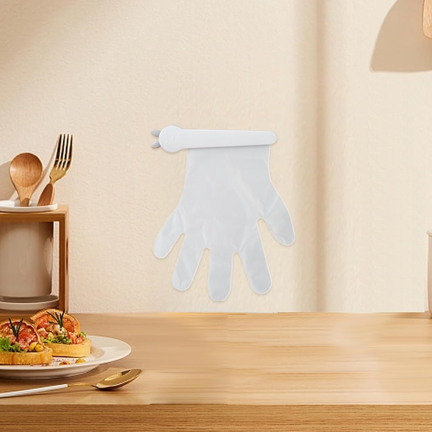 Generisch Porte-gants Pour Montage Mural | Porte-gants Sur | Rangement Adhésif Pour Cuisine, Armoire Et Espace Alimentaire