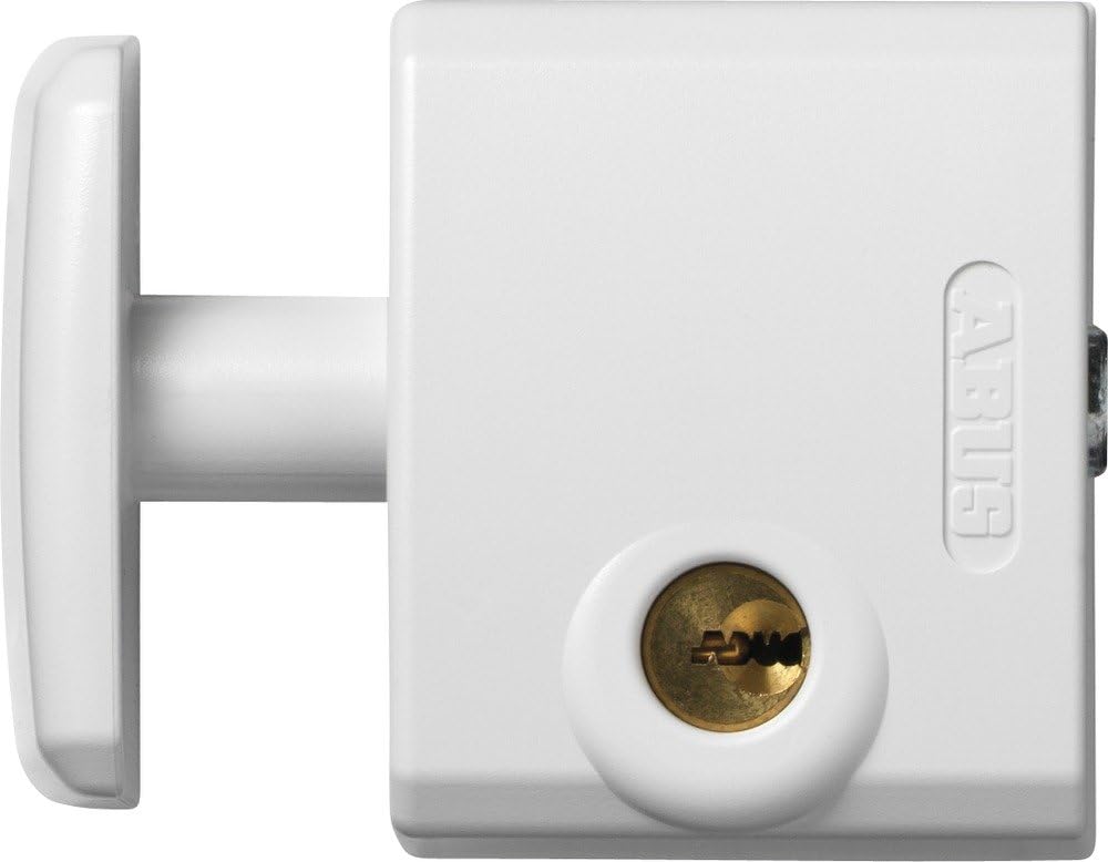  ABUS Serrure De Fenêtre FTS3002 AL0125 - Verrou Pour Fenêtres Ouvrant Vers L'Extérieur, à Verrouillage Identique - Niveau De Sécurité 5 - 31727 - Blanc