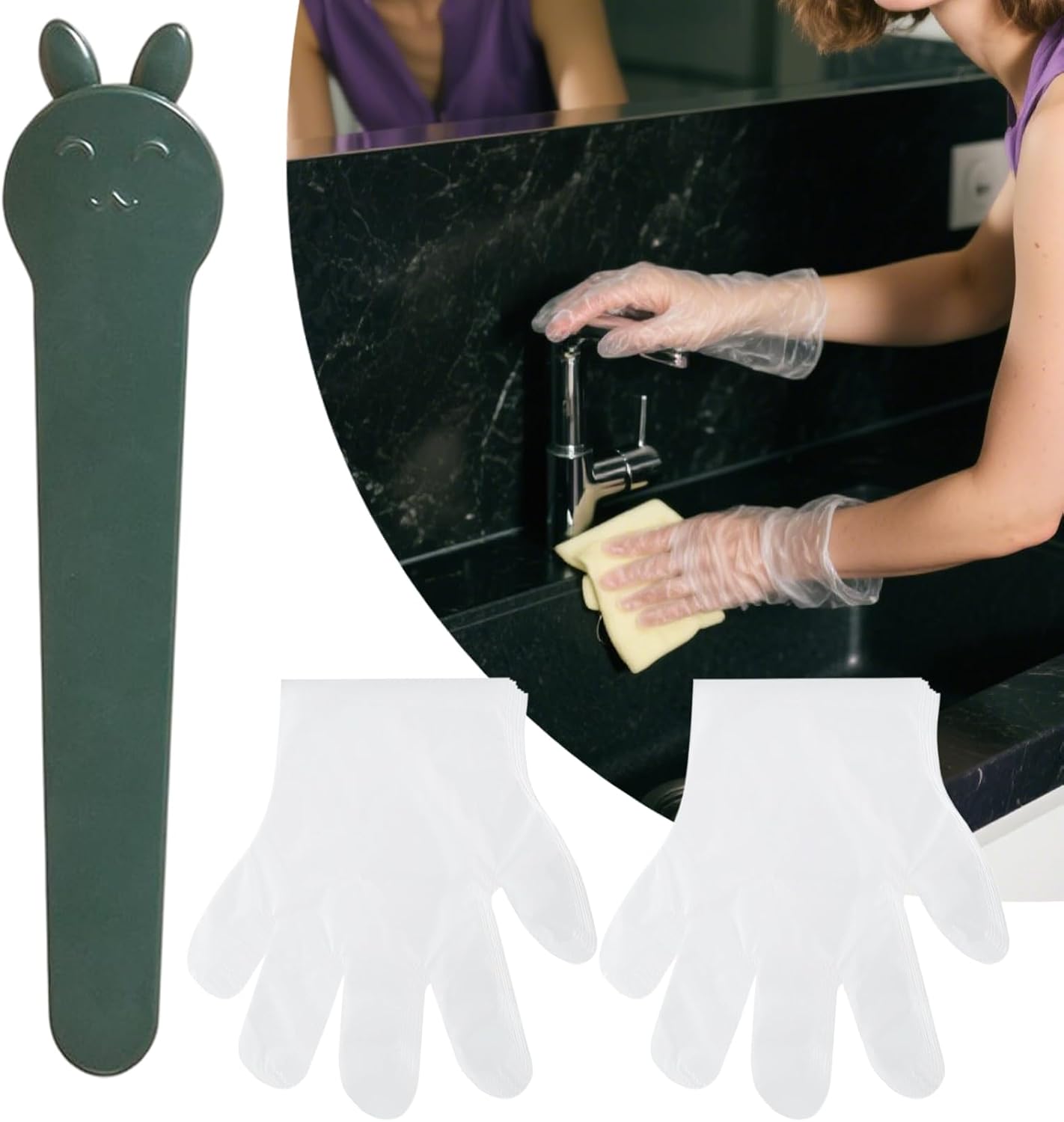  Distributeur De Gants,Support Porte-Gants à Clip Pour Mur | Accessoire De Rangement Multifonction Pour Cuisine Laboratoire Extérieur Santé,Pour Extérieur Hôpital Restaurant Atelier Maison