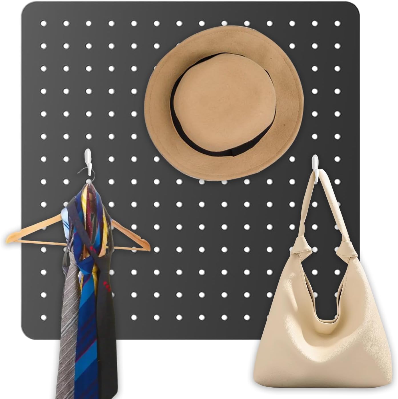  Générique Panneaux à Picots Pour Murs | Panneau Mural De Bureau - Panneaux Multifonctions Pour Outils Fournitures Décorations Affichage Cuisine Chambre