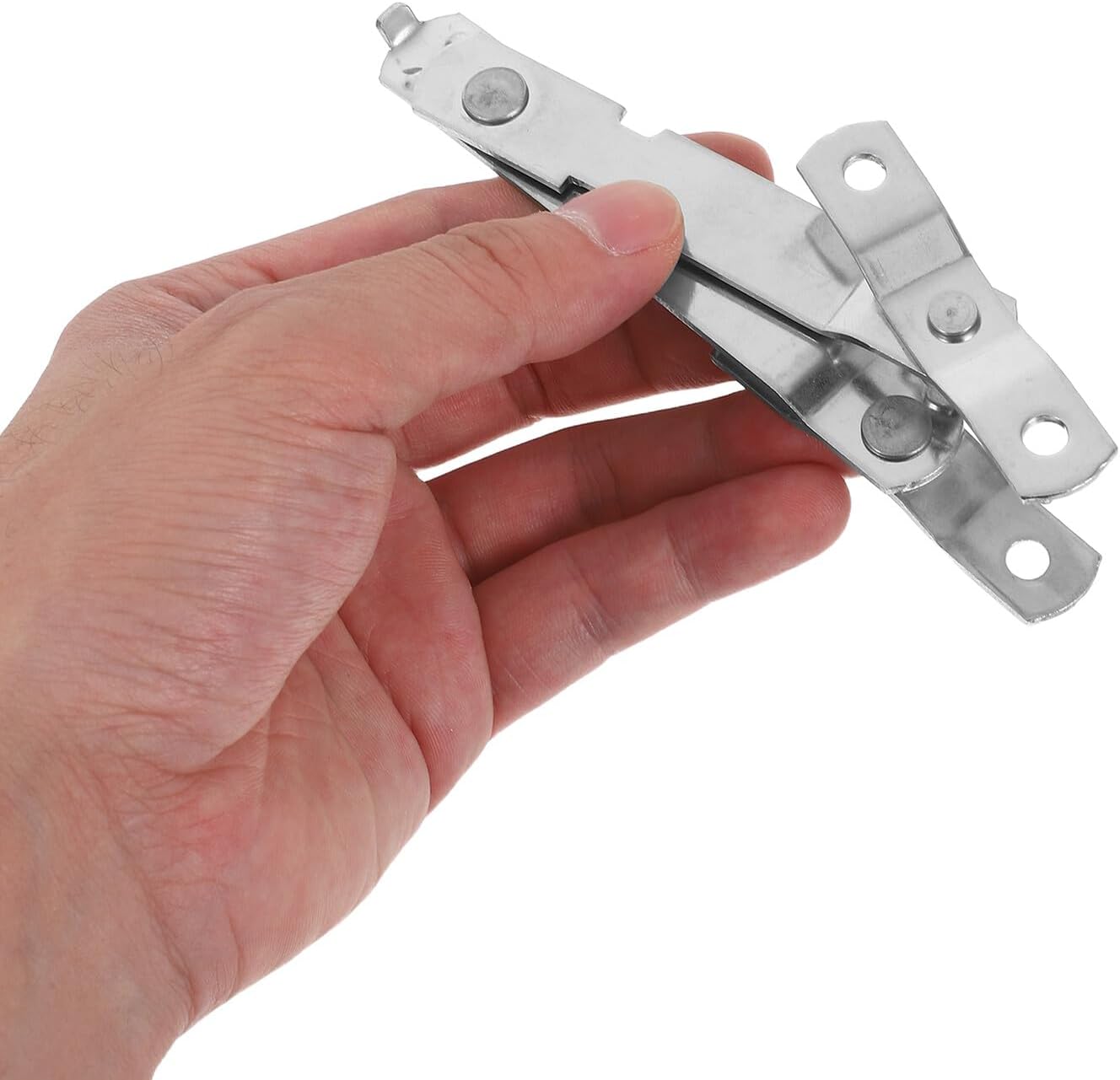  Angoily Lot De 4 Limiteurs D'ouverture De Fenêtre Coulissante En Acier Inoxydable Argenté, Dispositif De Sécurité Anti-secousse Pour Maison Et Bureau, Protection Garçon Et Filles