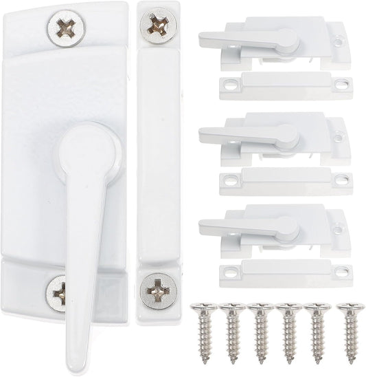  Ciieeo Verrous De Fenêtre à Sécurité En Alliage De Zinc Garçon Et Filles 4 Pcs Loquets De Verrouillage Pour Fenêtres Coulissantes Horizontales
