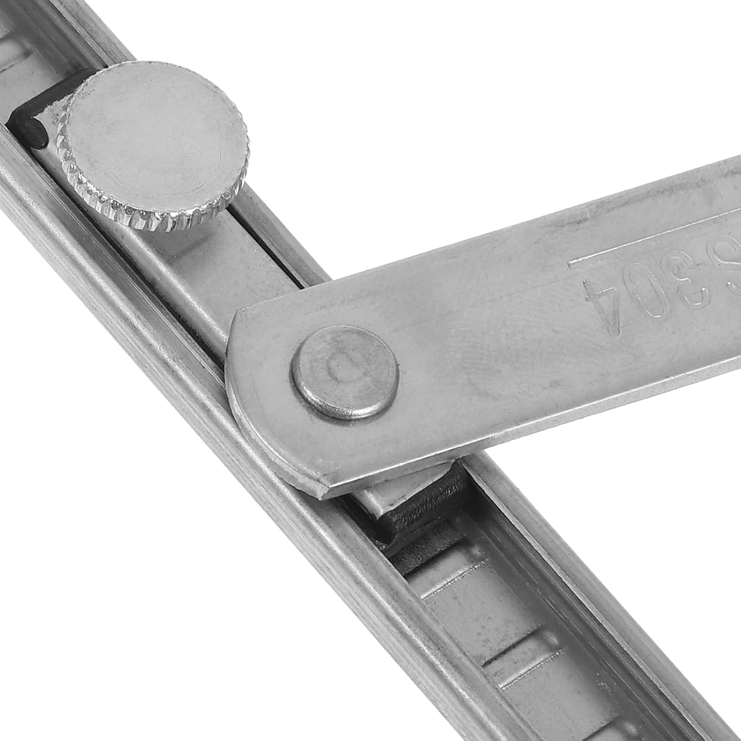  VICASKY Barre De Sécurité Télescopique Pour Fenêtre En Acier Argenté Charnière Limiteuse Réglable Pour Fenêtre Coulissante, Compatible Famille Et Garçon Et Filles