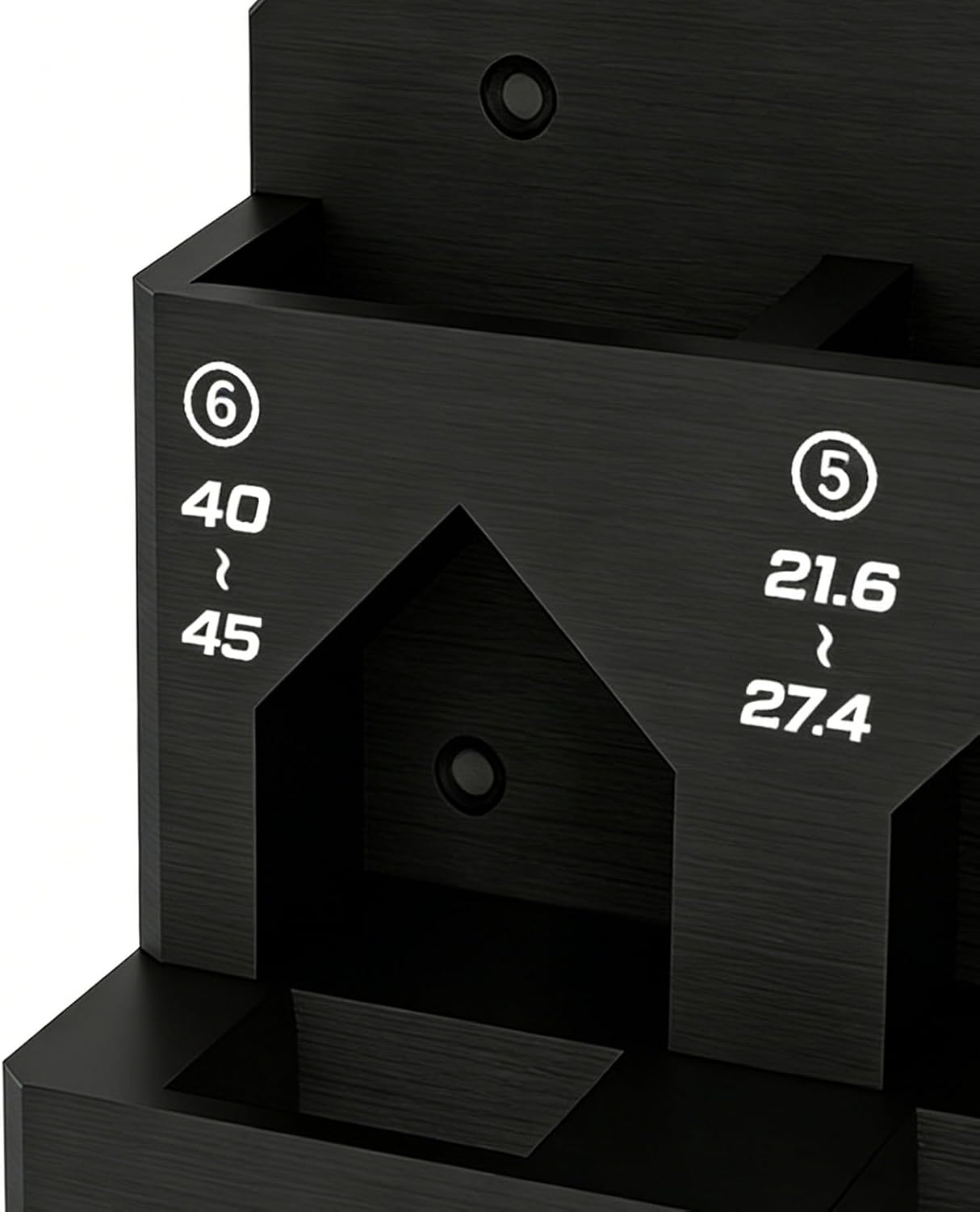  Râtelier De Rangement Pour Outils,Porte-objets Mural à 6 Compartiments - Range-Serre-joints D'Atelier,pour Garage Atelier Abri Maison