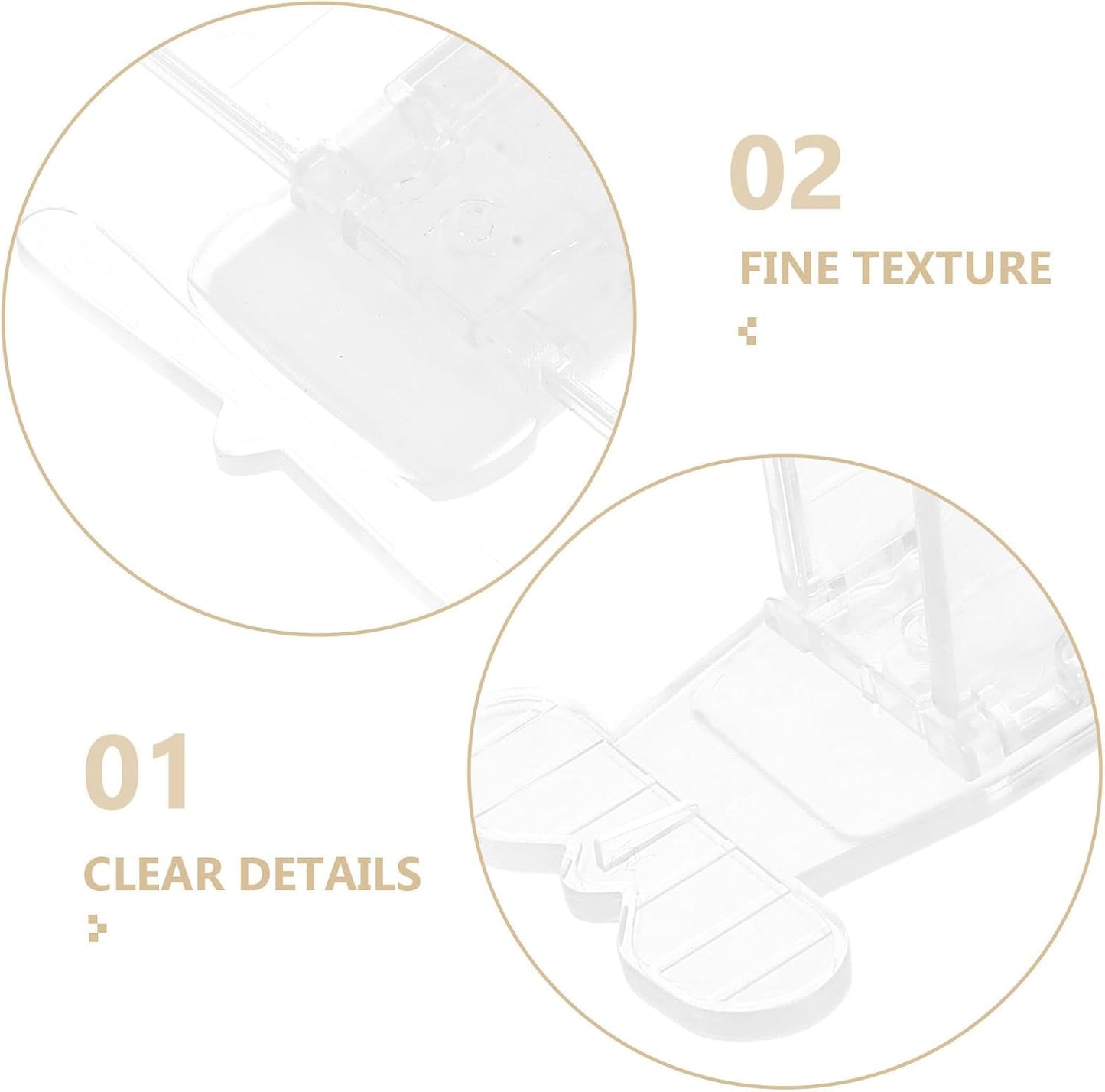  Jojofuny Lot De 6 Verrous De Fenêtre En Métal Et Pvc, Modèle Avion, Installation Sans Perçage, Pour Portes Coulissantes Et Armoires à Usage Domestique