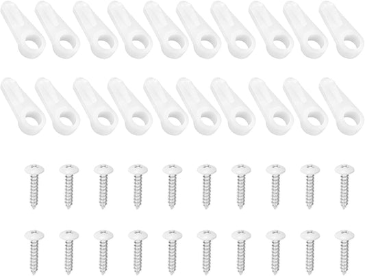  Clips De Fixation Pour Moustiquaire,Lot De Quincaillerie De Avec Visserie - Clips Maintien Pour Fenêtre Anti-Tempête - Pour Maison Appartement Dortoir Salon Chambre Bureau Cuisine Salle De Bain