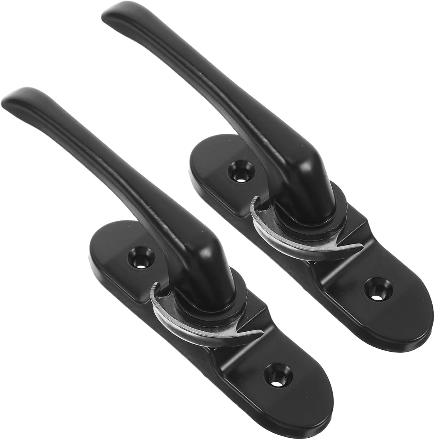 2 Pièces Fenêtre Lock Système De Sécurité De Zinc Pour Fenêtres à Double Hang Design Croissant Quincaillerie Durable