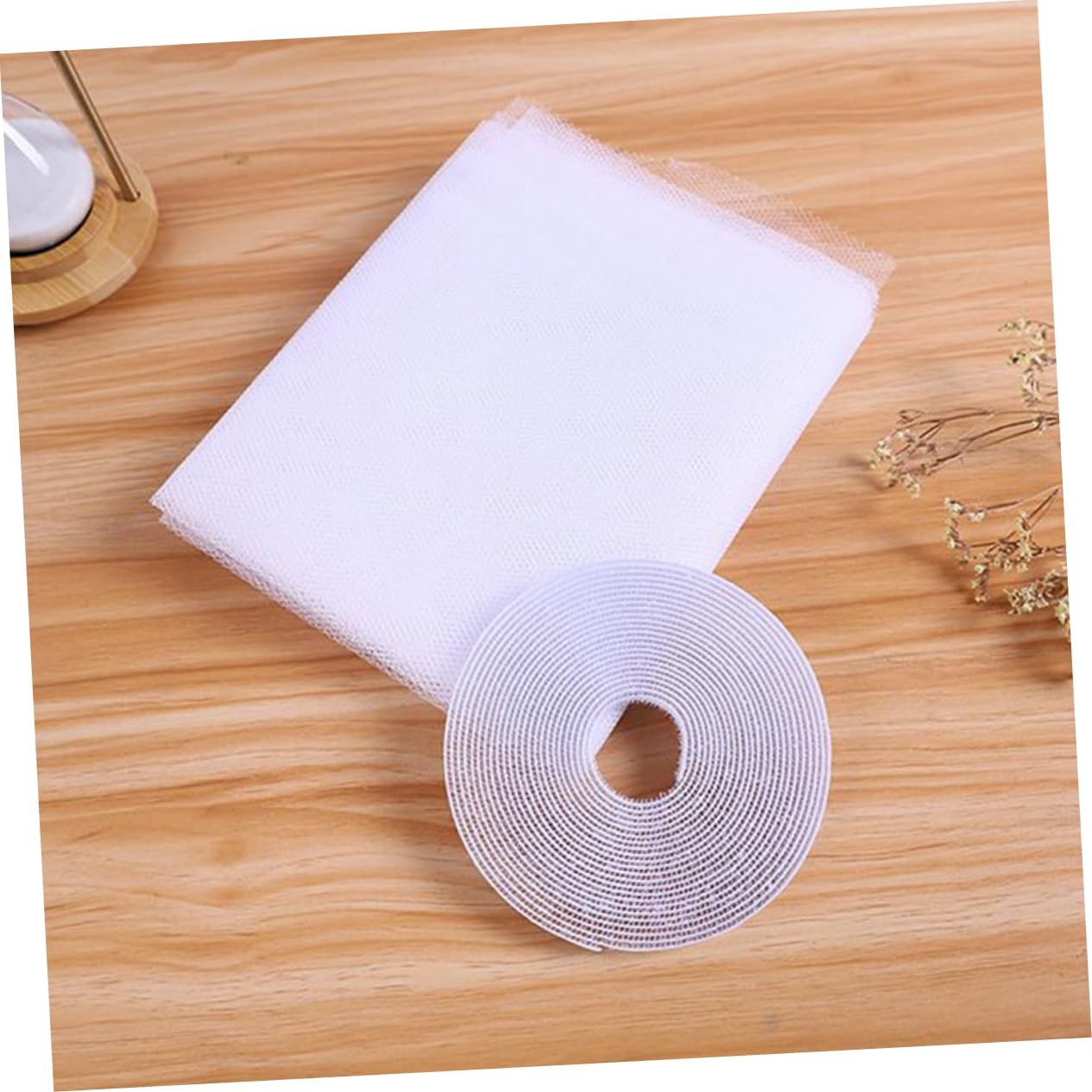  BESTonZON 4pièces Moustiquaire Autocollante Écran De Fenêtre Multifonctionnel Maille Blanche Insectes Pour Maison Et Bureau Installation Facile Avec Bande Adhésive