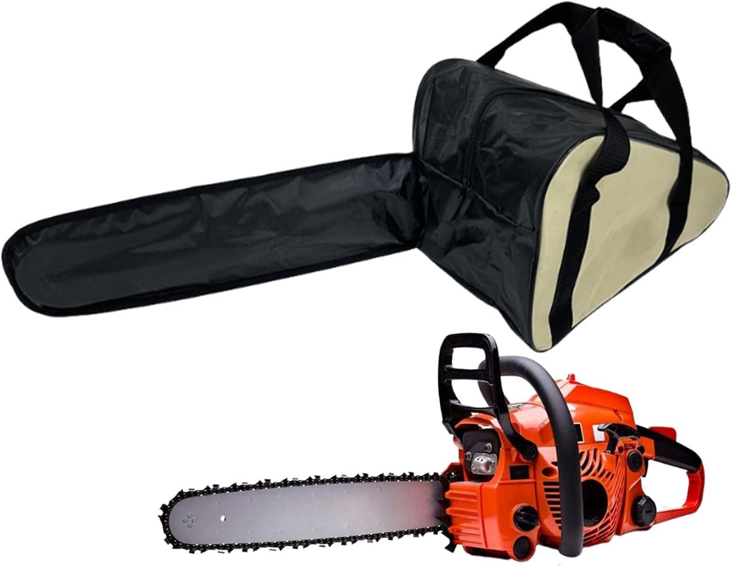 GENERIC Sac De Tronçonneuse, étui De Transport Portable, Porte-outils Multifonctionnel, Protection Forte, Tronçonneuse électrique, Rangement Pratique, Compact Idéal Pour Le Jardinage, L'élagage Et Les