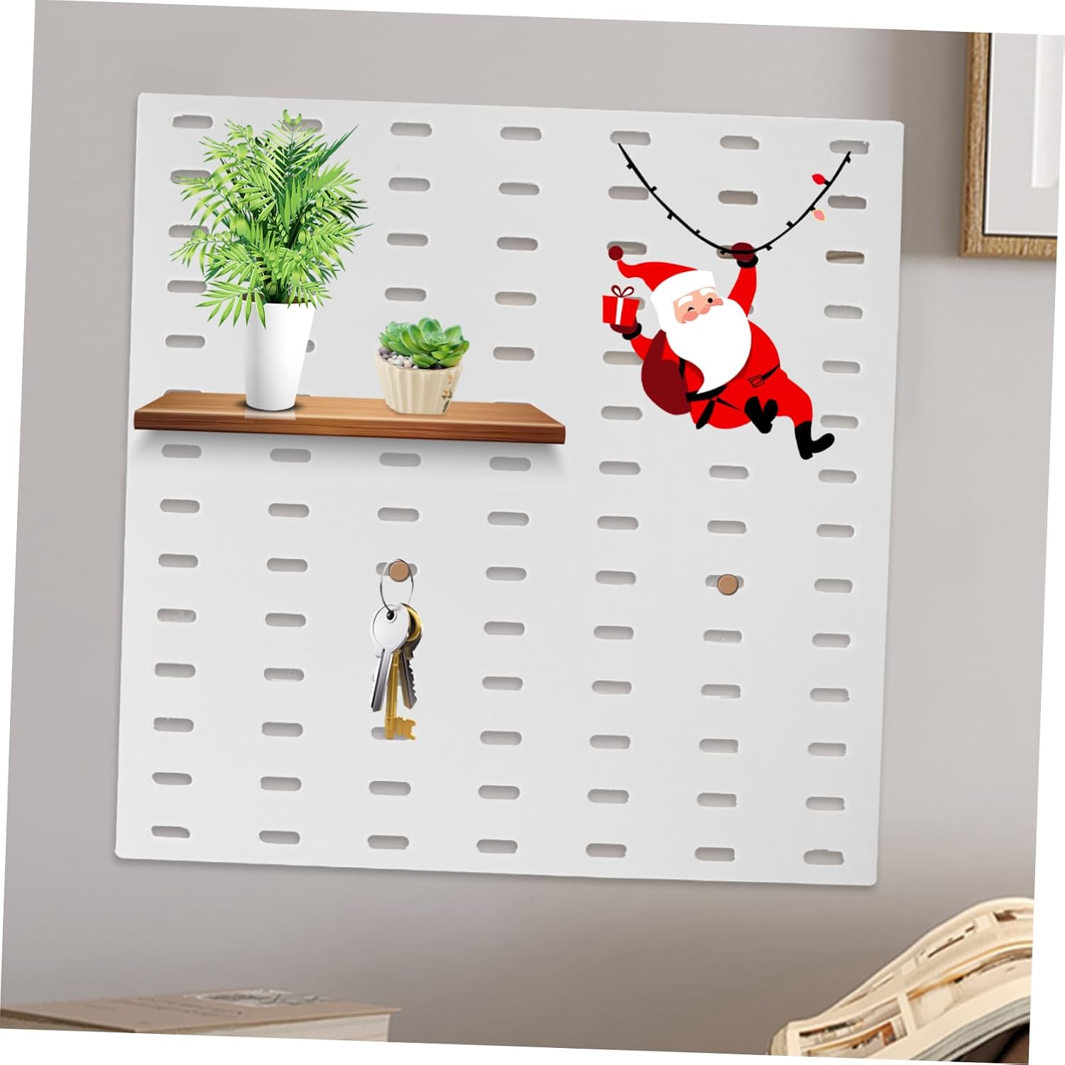  Ciieeo Panneau Perforé Mural Pour Garage Organisateur De Rangement Sans Perçage Conçu Plastique Robuste Pour Outils Divers