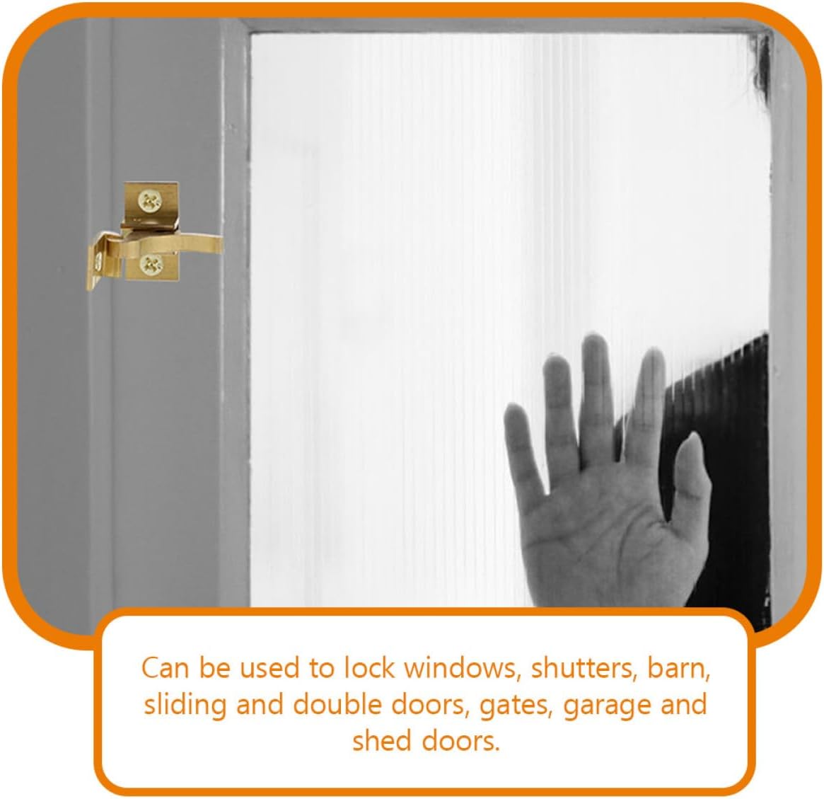  Ciieeo 3 Pcs 90 Degree Copper Angled Latches For Doors, Windows And Cabinets, Metal Hardware Accessories, Simple Installation, Intrusion Protection For Home,