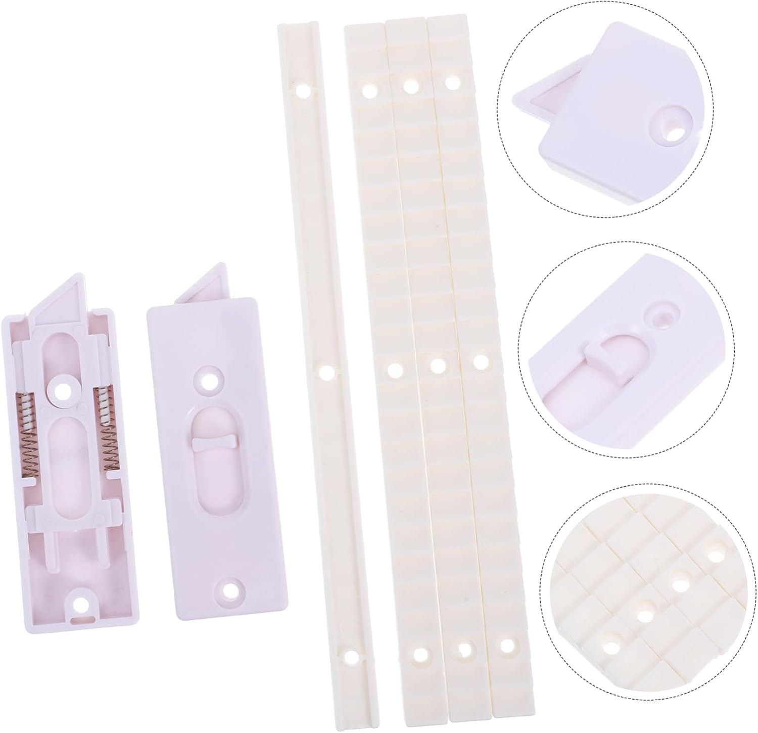 Jojofuny 2pcs Loquet D'inclinaison De Fenêtre En Abs Verrouillage Sécurisé Et Fonctionnement Facile Pour Réparation Et Installation La Maison Boutique
