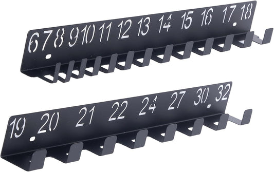  Porte-outils Mural En Fer, Crochets Et Clés Pour Maison, Garage, Atelier, Support De Rangement, Accessoires D'outils, Organiseurs Muraux