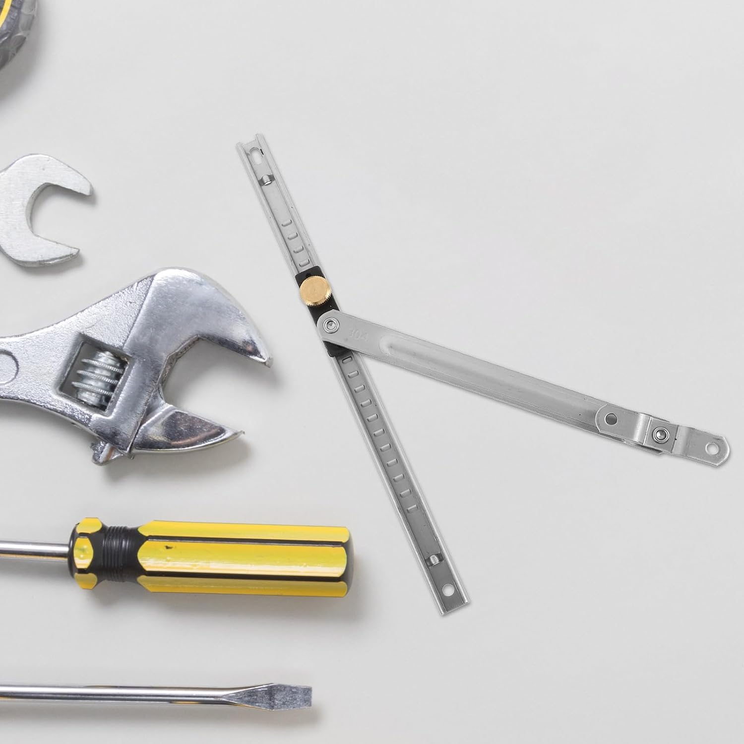  Artibetter Barre De Verrouillage En Acier Inoxydable Argenté Pour Fenêtre Coulissante, Limiteur D'ouverture Sécurisé Et Support Anti-chute Pour Plus De Sécurité