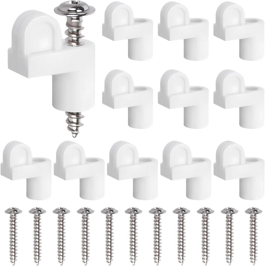  Agrafes De Fixation Pour Moustiquaires | Quincaillerie De Fixation De 9,5 Mm - 12 Pièces Accessoires De Support Pour écran De Fenêtre - Pour Maison, Maison De Campagne, Salon, Chambre à Coucher