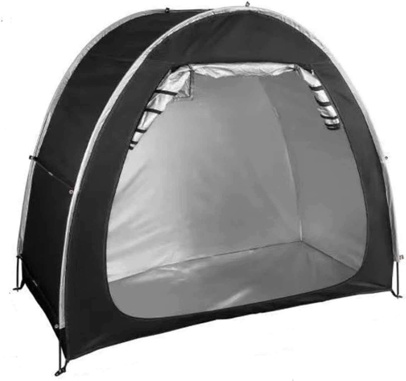 GENERIC Abri De Jardin Imperméable Pour 2 Vélos - Tente De Rangement Extérieure Avec Fenêtres, Idéale Pour Les Motos, Les Outils De Jardin, Les Jouets Et Les Tondeuses à Gazon - Durable Et Résistant