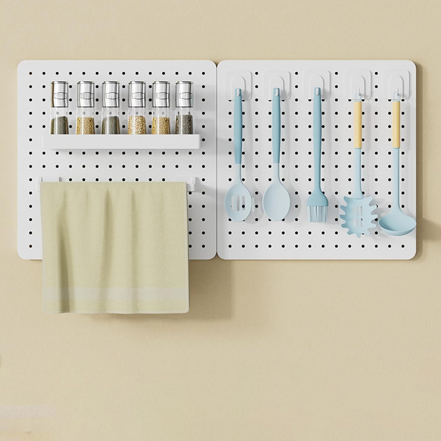  Générique Panneau Organisateur Perforé - Panneaux Muraux Organisation Bureau | Panneaux De Rangement Décoratifs Pour Fournitures De Bureau Et Chambre