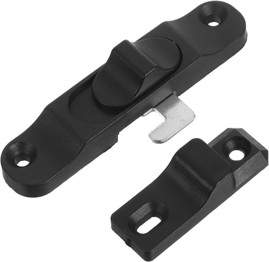  Jojofuny Verrou De Sécurité Pour Fenêtres Coulissantes Avec Réglage D'ouverture, Loquet Ajustable En Abs Et Acier, Pour Portes Moustiquaires Et Protection Maison Patio