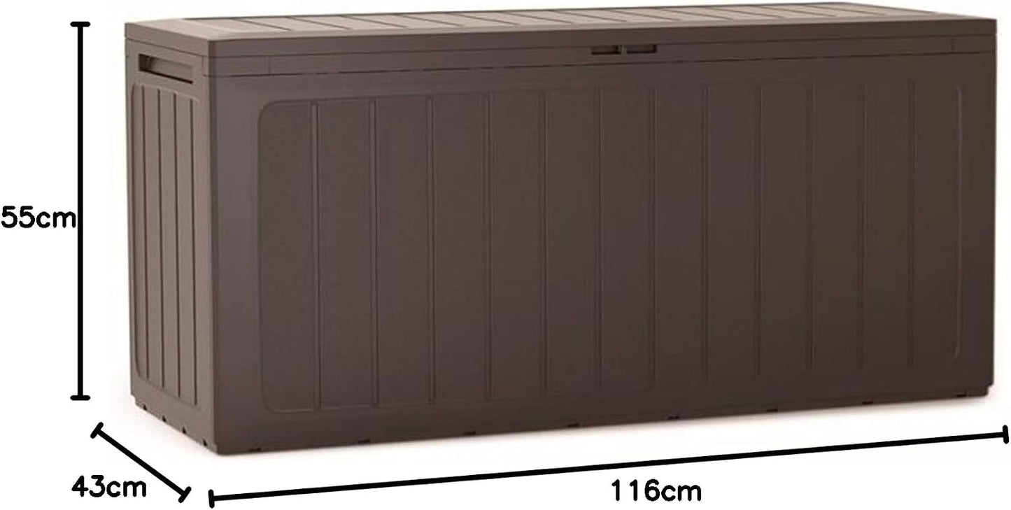  Prosperplast Boardebox Boîte De Jardin 280L Umbra Verrouillable