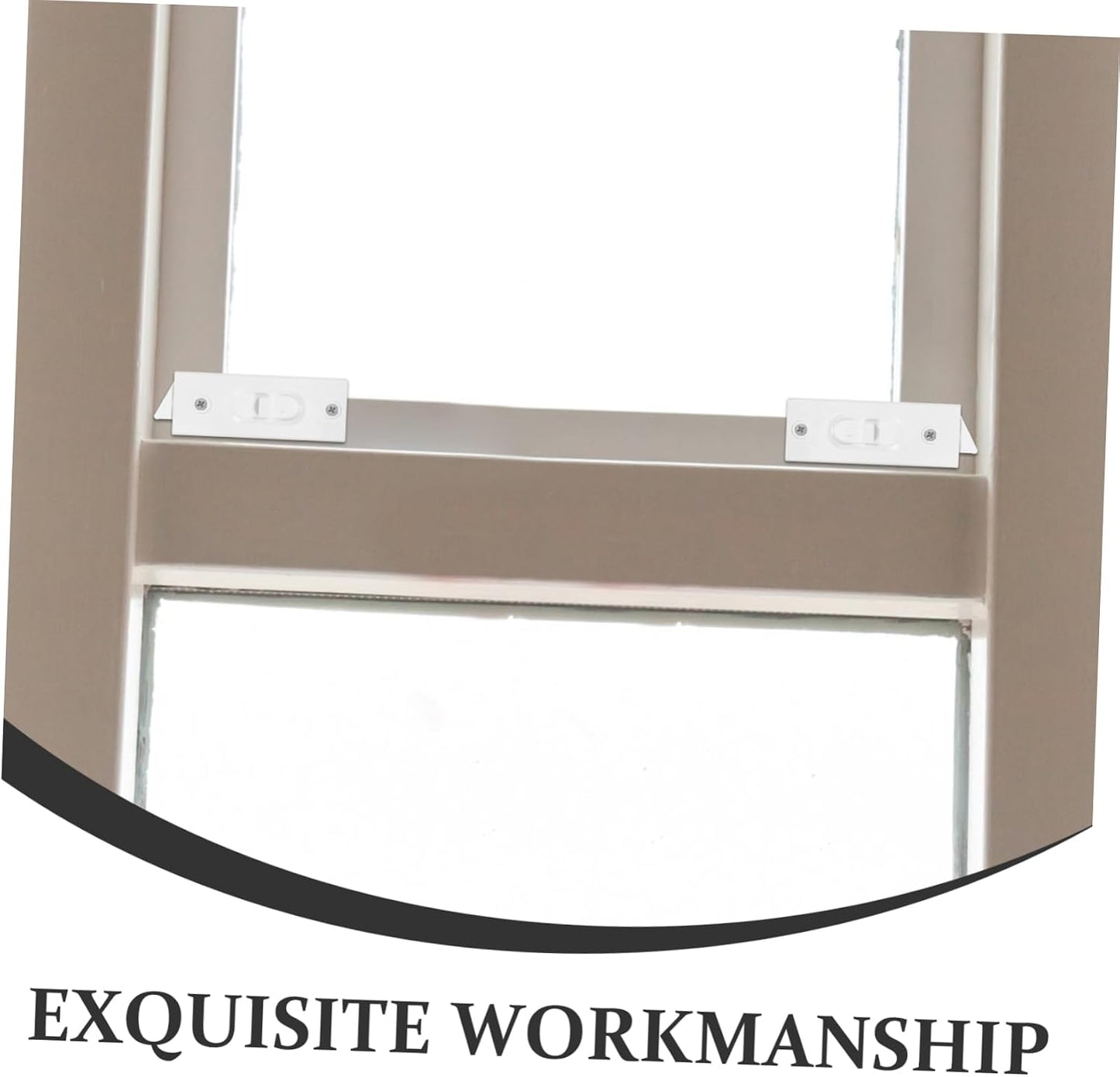  Artibetter 1paire Serrures De Fenêtre Plastique Remplacement De Latch De Fenêtre à Basculement Accessoires Sécurisés Et Faciles à Installer