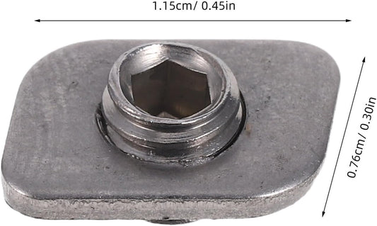  Angoily 20 Pièces Limiteur De Fenêtre Acier Inoxydable Butée De Sécurité Coulissante Pour Fenêtres Et Portes Bloc De Fixation Plat Réglable Pour Maison Et Bureau