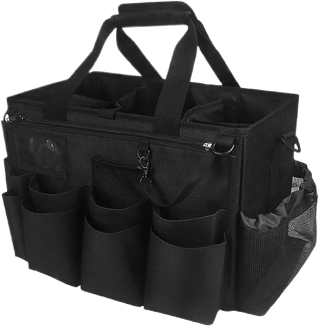  Sac Pour Fournitures De Nettoyage - Sac Pliable De Détail Pour Voiture | Porte-Outils Mesh Respirant Imperméable Avec Poignée Bretelle Pour Chiffons Époussetage Cuisine