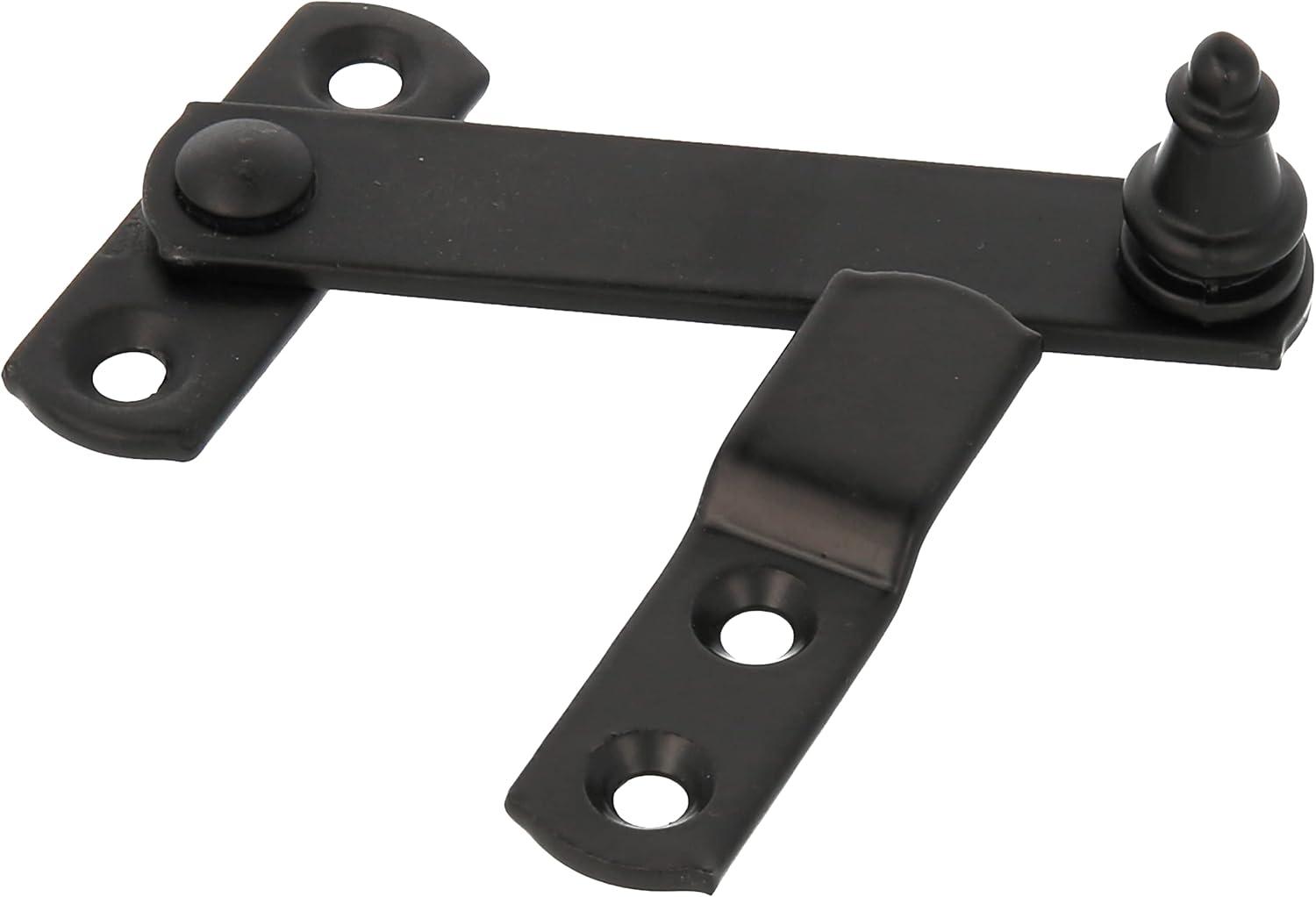  Amig - Palan Pour Volet Lisse | Verrou De Sécurité Pour Fenêtres | Quincaillerie Pour Jardin Et Extérieur | Acier | Couleur Noir Mat | Dimensions : 80 X 46 Mm