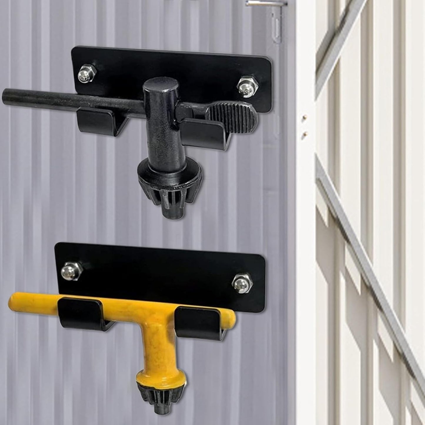  Porte-Clé à Choc Magnétique,2 Pièces Support Métallique Pour Clé De Mandrin Murale | Organisateur D'Outils Pour Tour à Bois Et Atelier