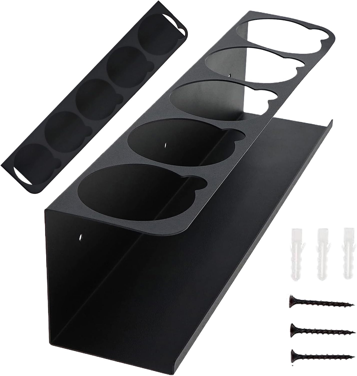  Generico Rack De Tuyau De Calfeutrage, Organisateur D'autocollants Muraux, Cartouches De Scellant Multi-compartiments, Outils D'atelier De Garage Pour Tuyaux De Calfeutrage, Clé Anglaise,