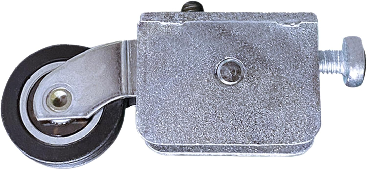  MICEL - 91896 - Roulement Réglable Inasa 300 Pour Fenêtre Coulissante, Avec Boîtier Et Roue, Lot De 2 Unités, En Acier, Finition Zinguée, 57 X 12 X 25 Mm