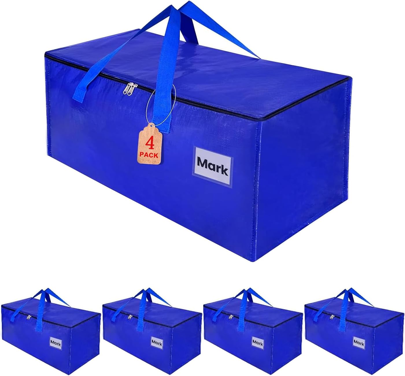  Lot De 8 Sacs De Déménagement,93L Boite Rangement Vetement Couettes, Alternative Aux Cartons Déménagement Sac De Rangement Sac Rangement Vêtements Grand