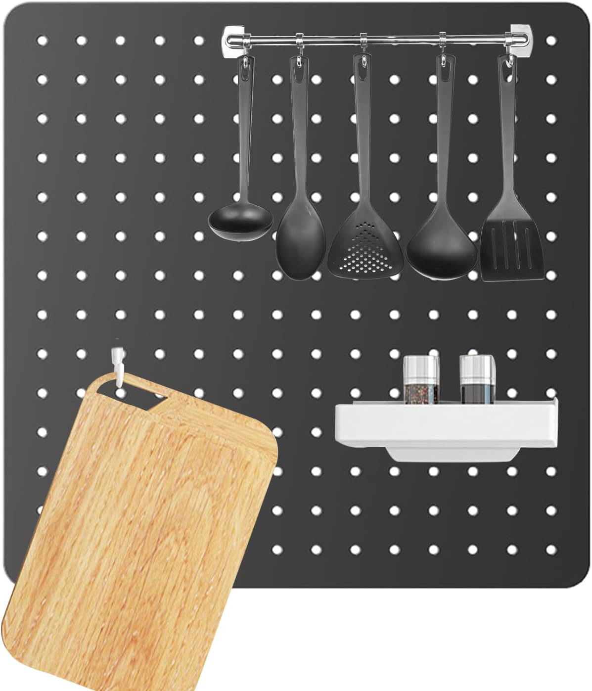  Générique Panneau Perforé,Panneaux Muraux Organisation Bureau | Panneaux Multifonctions Pour Outils Fournitures Décorations Affichage Cuisine Chambre