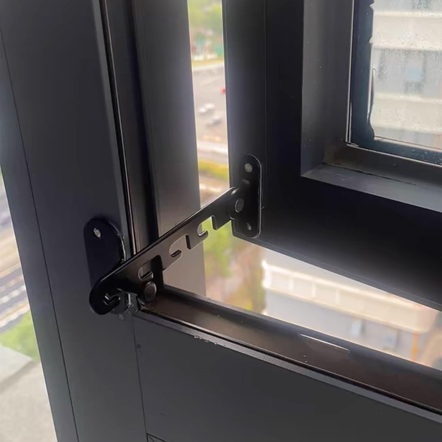  Serrure De Fenêtre En Acier Au Carbone, Limiteur Réglable, Butée De Contrôle D'inclinaison Pour Portes Battantes, Quincaillerie Serrure En Acier Au Carbone