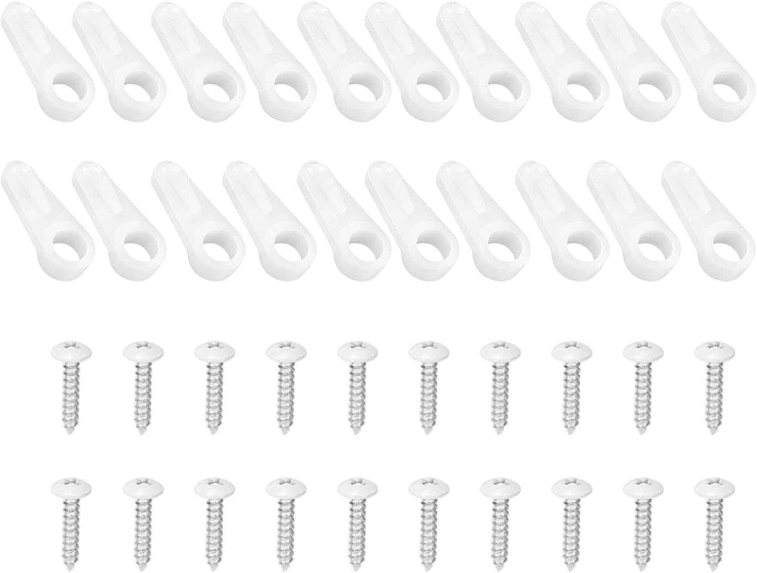  Clips De Retenue Pour Moustiquaire | 20 Pièces Quincaillerie Fixation Moustiquaire Avec Vis - Attaches De Retenue Pour Fenêtre Anti-tempête,pour Maison Appartement Dortoir Salon Chambre Bureau Cuisine