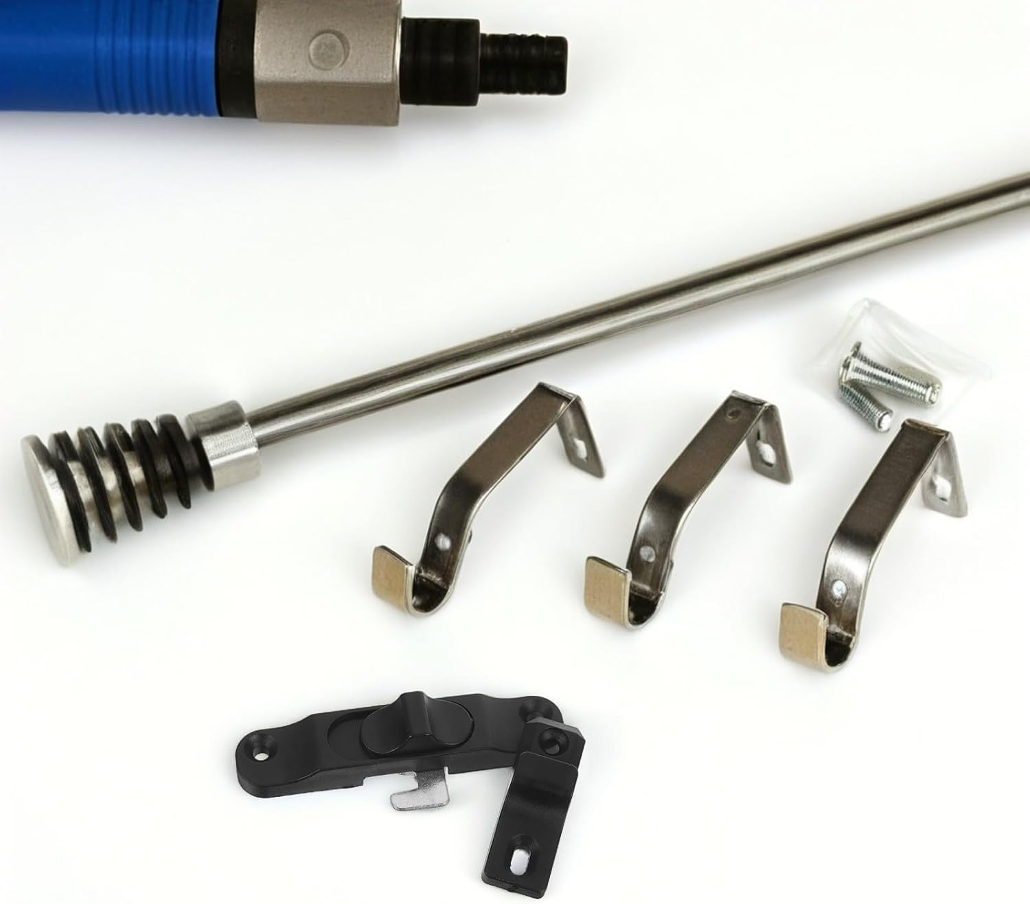  Jojofuny Verrou De Sécurité Pour Fenêtres Coulissantes Avec Réglage D'ouverture, Loquet Ajustable En Abs Et Acier, Pour Portes Moustiquaires Et Protection Maison Patio