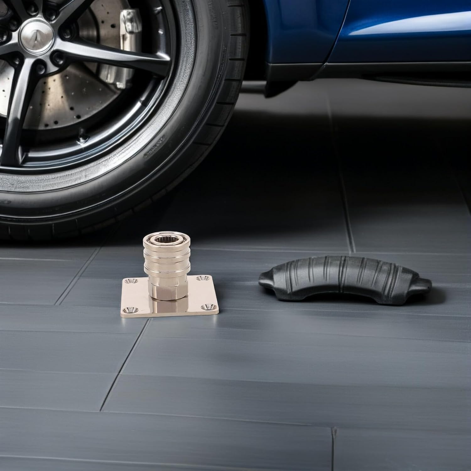  Cabilock Support Mural Porte-Mousse Pour Nettoyeur Haute Pression En Acier Inoxydable Avec Raccord Rapide Et Rangement Sécurisé Pour Atelier