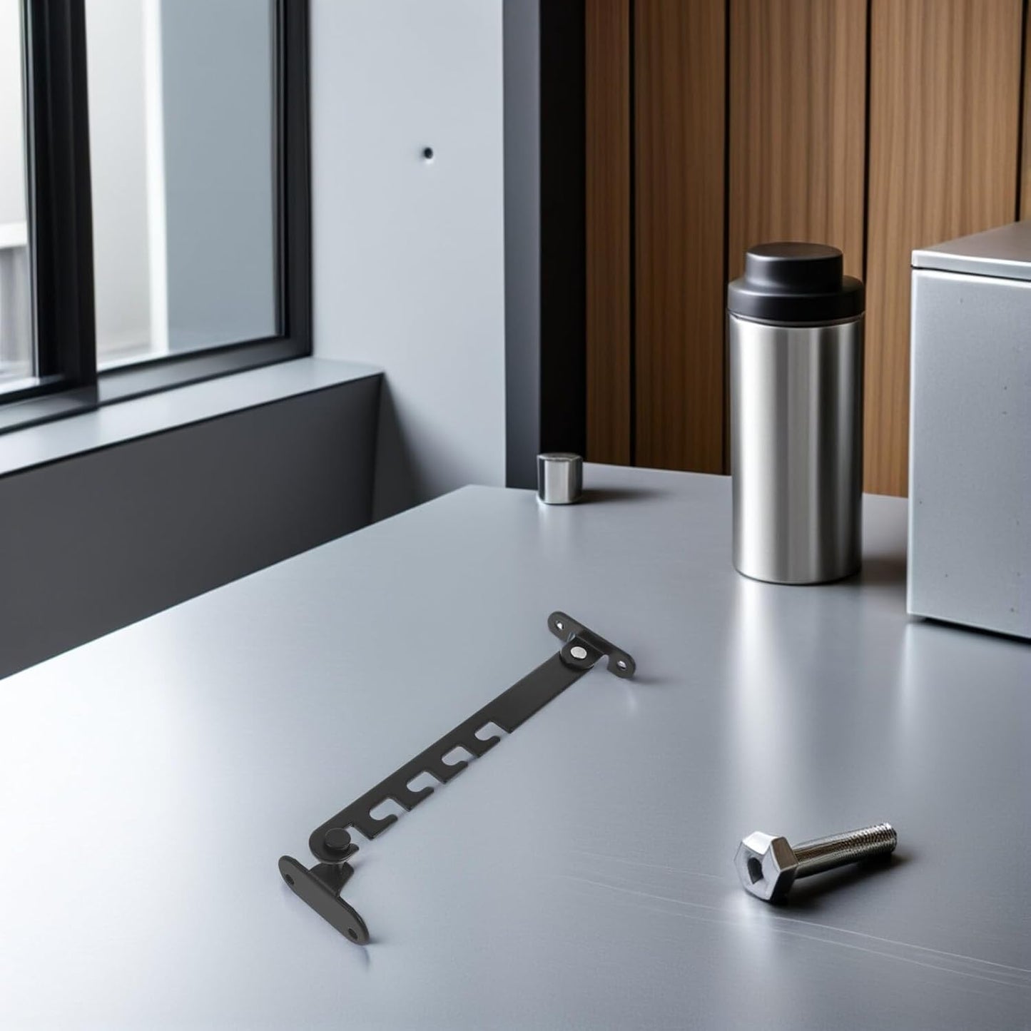  Angoily Lot De 2 Limiteurs De Fenêtre Réglables En Alliage Aluminium Et Plastique Renforcé Verrou De Sécurité Garçon Et Filles Noir Long Protection Pour Fenêtres Coulissantes Et