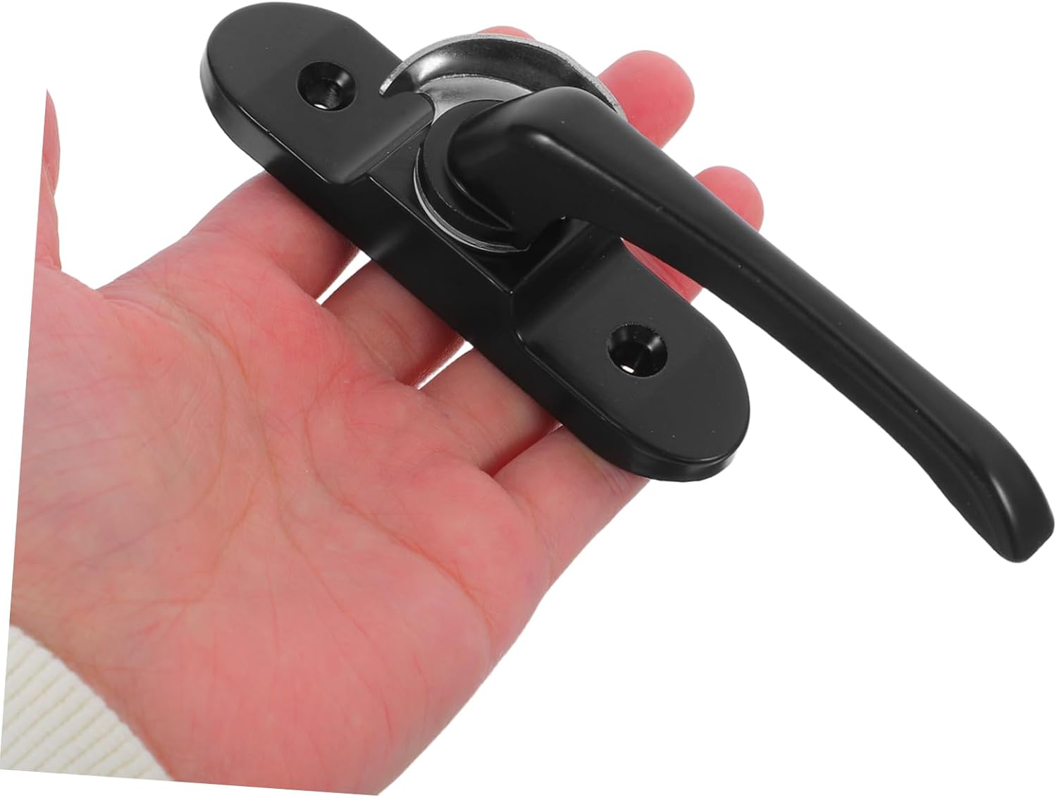 2 Pièces Fenêtre Lock Système De Sécurité De Zinc Pour Fenêtres à Double Hang Design Croissant Quincaillerie Durable