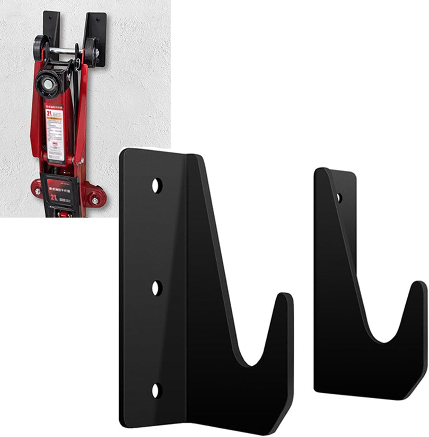  Lot De 2 Supports Muraux Pour Outils De Garage Avec Supports Hydrauliques Hydrauliques Standard